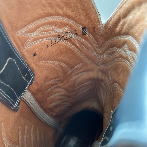 SOLD - Dan Post Women’s Blue Cowboy Boots, 8.5/9 W - Picture 7 of 7